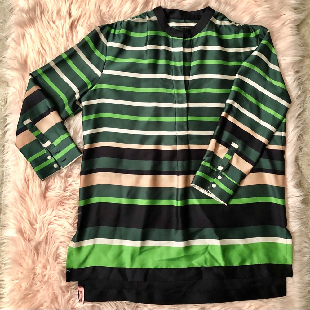 Ann Taylor Striped Shirt
